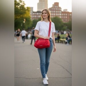 Steve Madden Vibrant Red Shoulder Bag